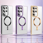 Wozinsky MagSafe dėklas Galaxy S24 FE – sidabrinis
