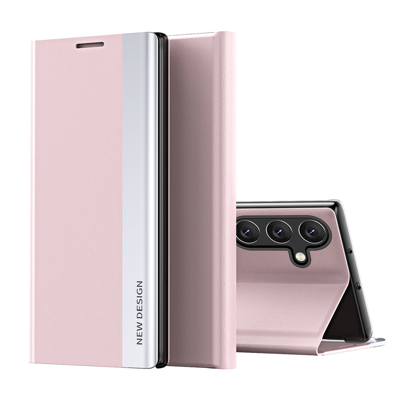 Atverčiamas dėklas Samsung Galaxy A26 – rožinis