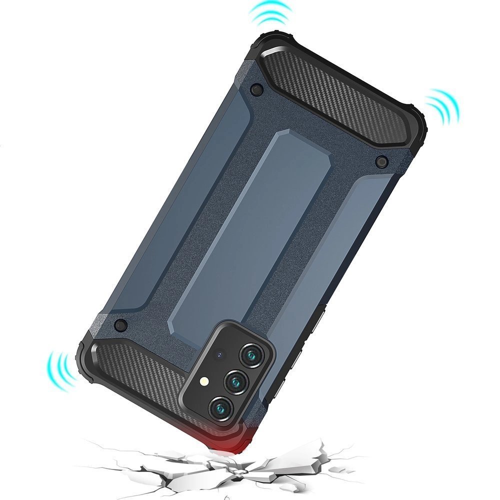 Hybrid Armor dėklas Samsung Galaxy A26 – sidabrinis