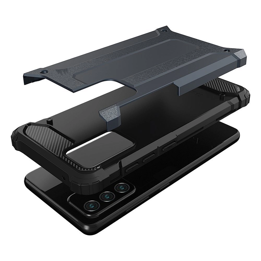 Hybrid Armor dėklas Samsung Galaxy A26 – sidabrinis