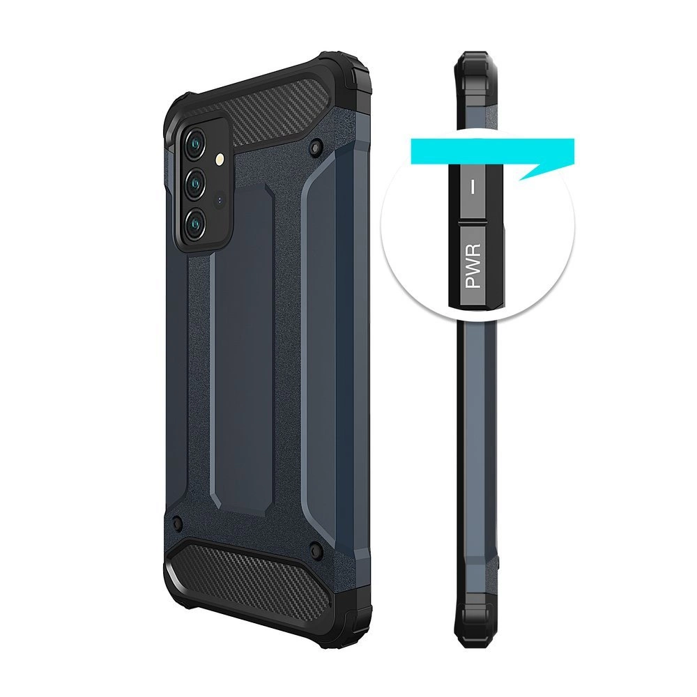 Hybrid Armor dėklas Samsung Galaxy A26 – sidabrinis