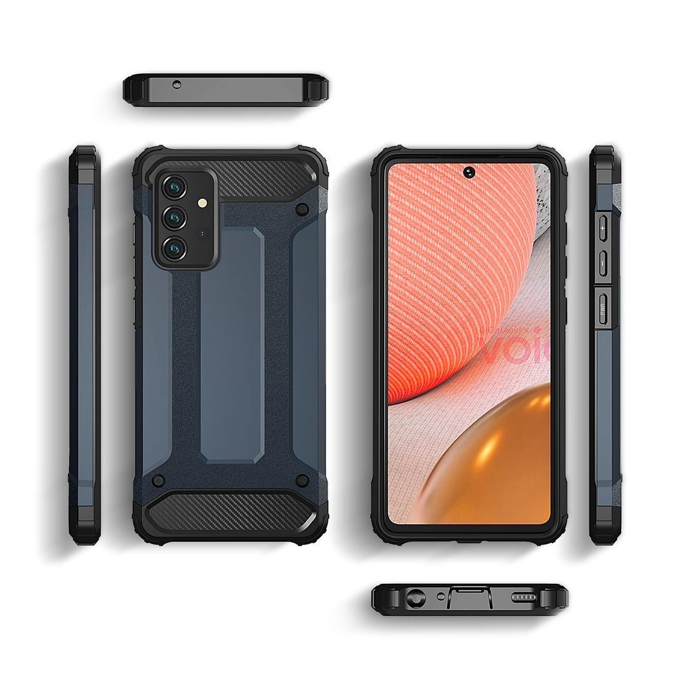 Hybrid Armor dėklas Samsung Galaxy A26 – sidabrinis