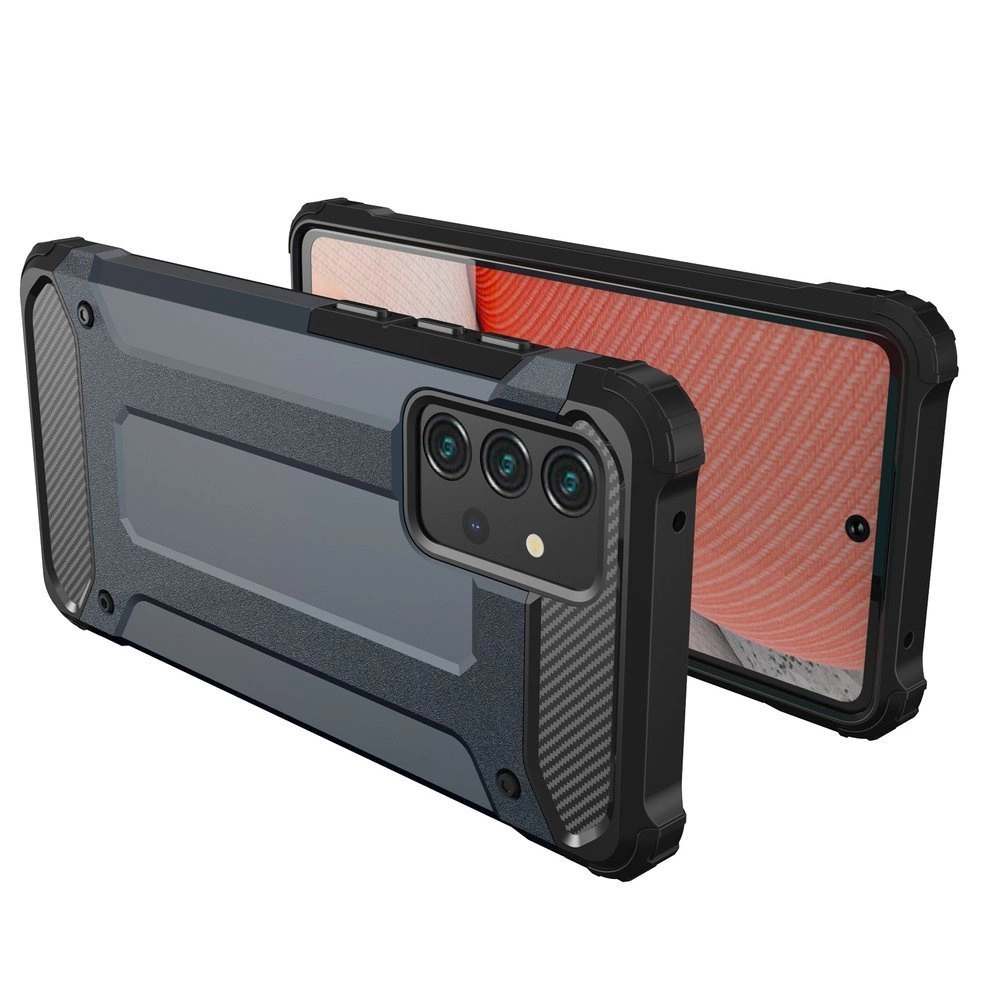 Hybrid Armor dėklas Samsung Galaxy A26 – sidabrinis