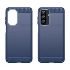 Carbon Case TPU dėklas Samsung Galaxy A26 – mėlynas