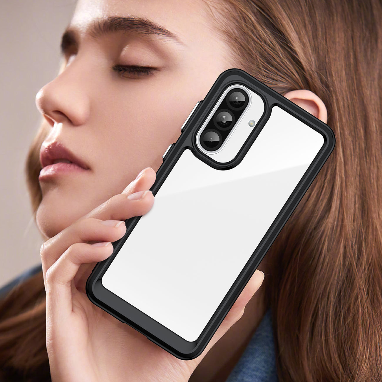 Outer Space dėklas Samsung Galaxy A26 – juodas