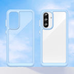 Skaidrus „Outer Space“ dėklas Samsung Galaxy A26 – mėlynas