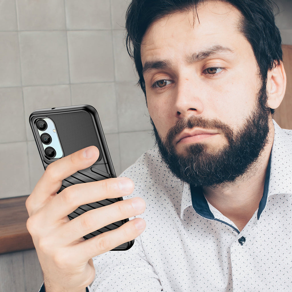Thunder Case TPU dėklas Samsung Galaxy A26 – juodas