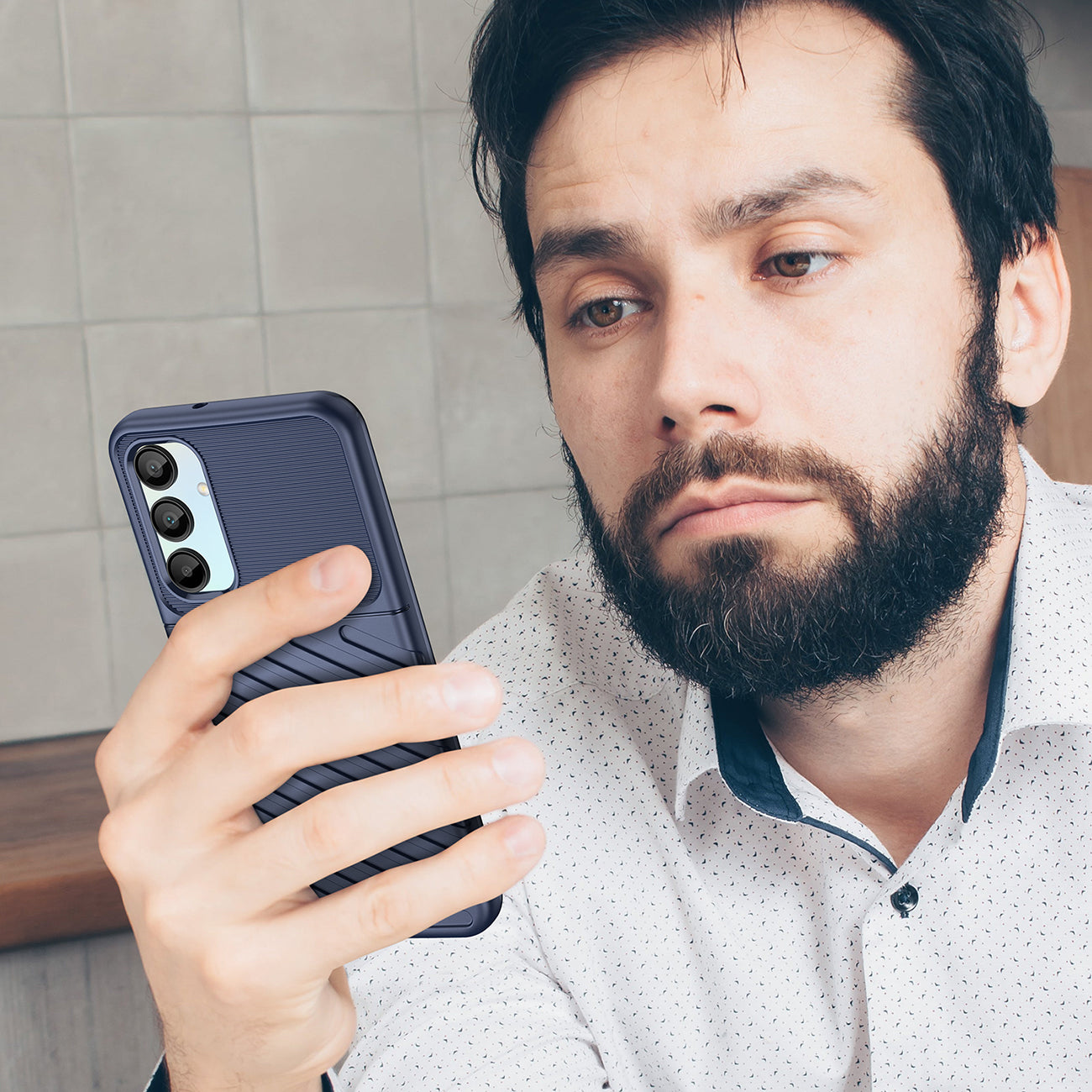 Thunder Case TPU dėklas Samsung Galaxy A26 – mėlynas