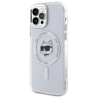 Karl Lagerfeld MagSafe dėklas iPhone 12/12 Pro – baltas -- iPhone 12