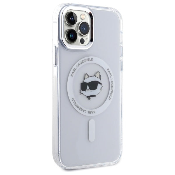 Karl Lagerfeld MagSafe dėklas iPhone 12/12 Pro – baltas -- iPhone 12