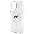 Karl Lagerfeld MagSafe dėklas iPhone 12/12 Pro – baltas -- iPhone 12
