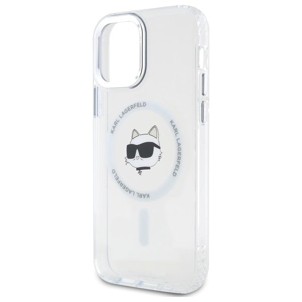 Karl Lagerfeld MagSafe dėklas iPhone 12/12 Pro – baltas -- iPhone 12