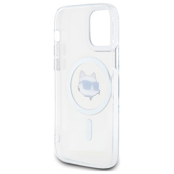 Karl Lagerfeld MagSafe dėklas iPhone 12/12 Pro – baltas -- iPhone 12