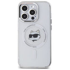 Karl Lagerfeld MagSafe dėklas iPhone 13 Pro – baltas