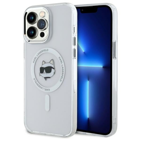 Karl Lagerfeld MagSafe dėklas iPhone 14 Pro Max – baltas -- iPhone 14 Pro Max