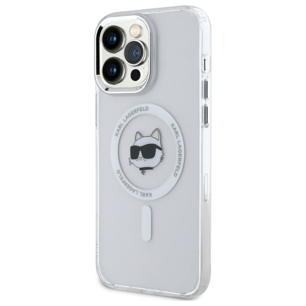 Karl Lagerfeld MagSafe dėklas iPhone 14 Pro Max – baltas -- iPhone 14 Pro Max