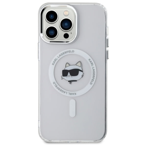 Karl Lagerfeld MagSafe dėklas iPhone 14 Pro Max – baltas -- iPhone 14 Pro Max
