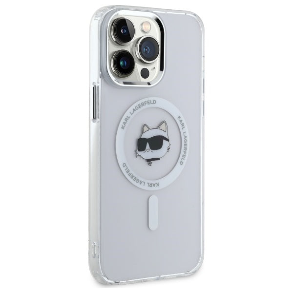 Karl Lagerfeld MagSafe dėklas iPhone 14 Pro Max – baltas -- iPhone 14 Pro Max