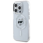Karl Lagerfeld MagSafe dėklas iPhone 15 Pro – baltas -- iPhone 15 Pro