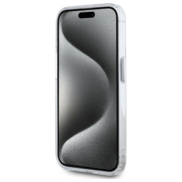 Karl Lagerfeld MagSafe dėklas iPhone 15 Pro – baltas -- iPhone 15 Pro