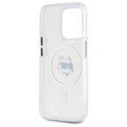 Karl Lagerfeld MagSafe dėklas iPhone 15 Pro – baltas -- iPhone 15 Pro