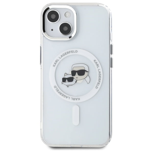Karl Lagerfeld MagSafe dėklas iPhone 15 – baltas -- iPhone 15