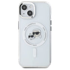 Karl Lagerfeld MagSafe dėklas iPhone 15 – baltas -- iPhone 15