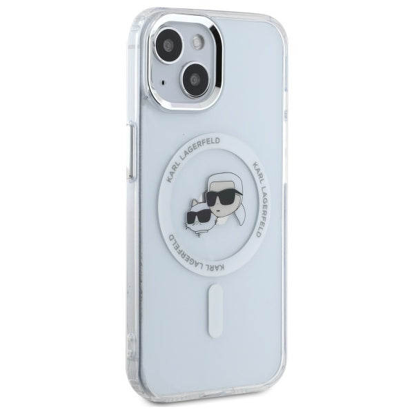Karl Lagerfeld MagSafe dėklas iPhone 15 – baltas -- iPhone 15