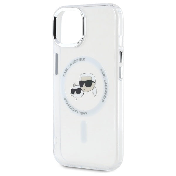 Karl Lagerfeld MagSafe dėklas iPhone 15 – baltas -- iPhone 15