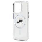 Karl Lagerfeld MagSafe dėklas iPhone 15 Pro Max – baltas