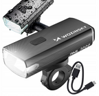 Wozinsky priekinė dviračio lempa + USB-C kabelis (3000 lm) - juoda -- Bicycle Lights
