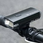 Wozinsky priekinė dviračio lempa + USB-C kabelis (3000 lm) - juoda -- Bicycle Lights