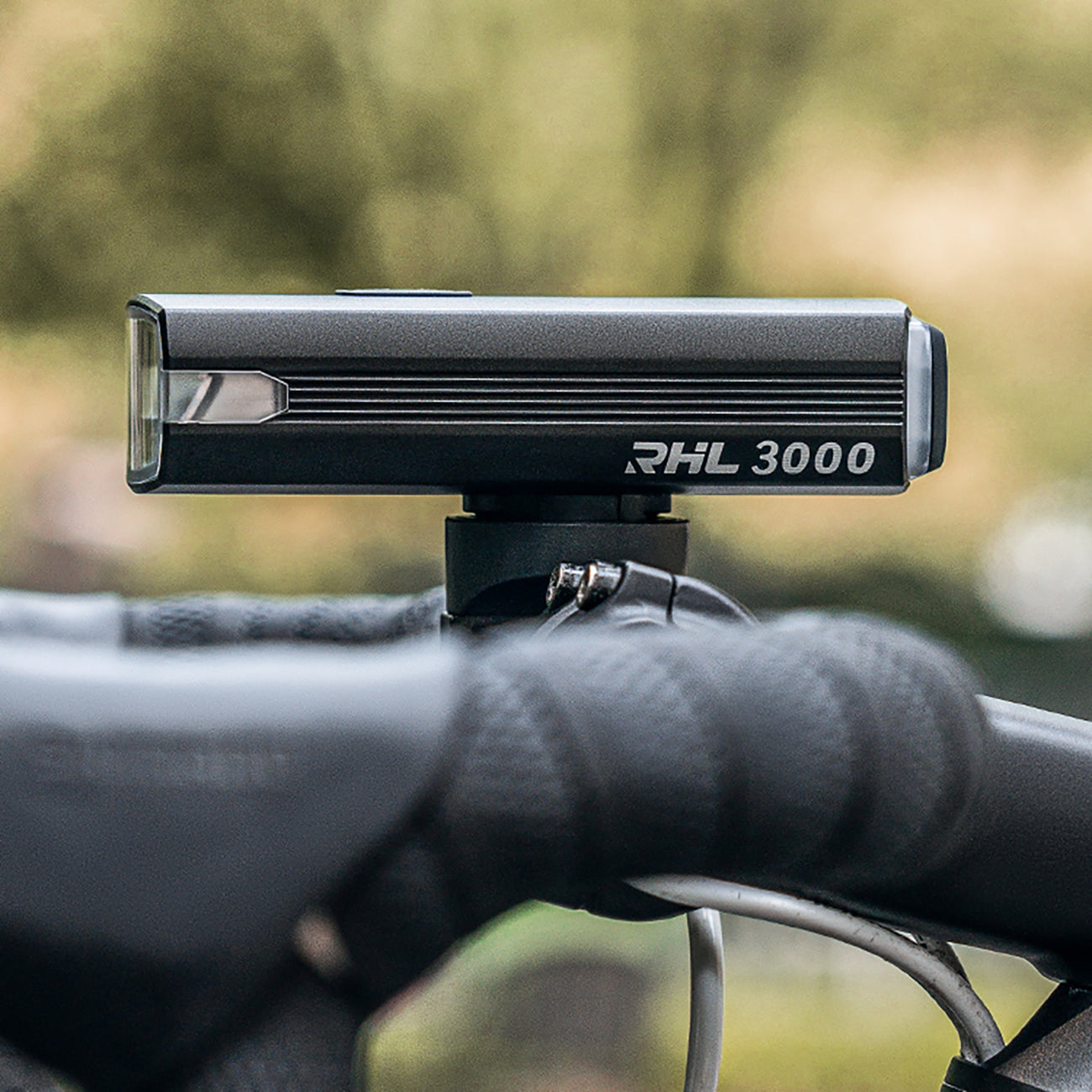 Wozinsky priekinė dviračio lempa + USB-C kabelis (3000 lm) - juoda -- Bicycle Lights