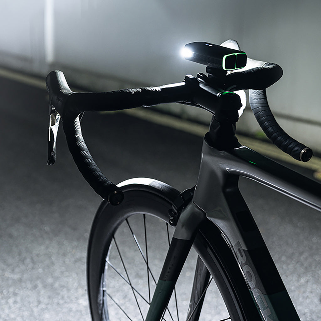 Wozinsky priekinė dviračio lempa + USB-C kabelis (3000 lm) - juoda -- Bicycle Lights