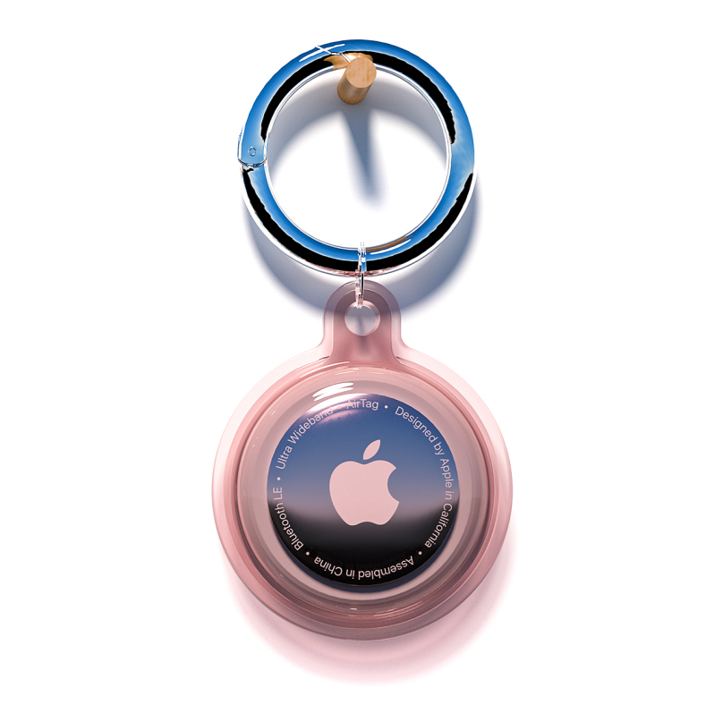 Apple AirTag Case Neperšlampamas – rožinis