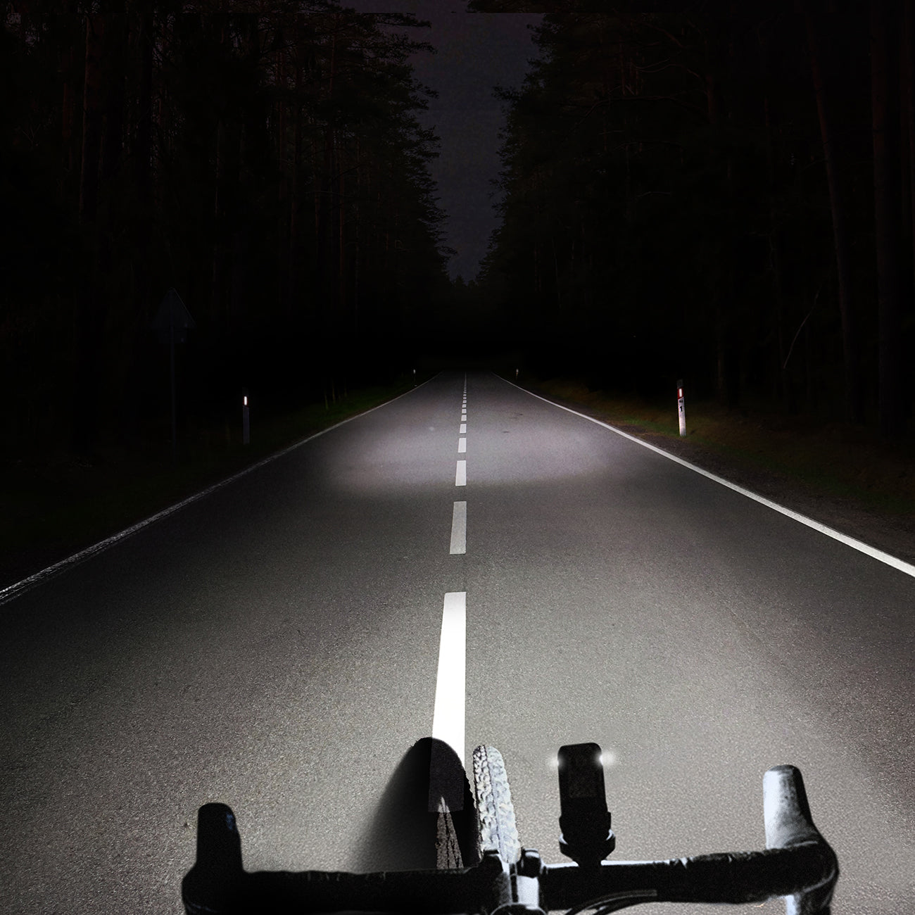 Wozinsky WSBLB2 priekinė (400 lm) ir galinė USB-C dviračio lempos rinkinys - juodas -- Bicycle Lights