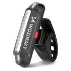 Wozinsky WSBLB2 priekinė (400 lm) ir galinė USB-C dviračio lempos rinkinys - juodas -- Bicycle Lights