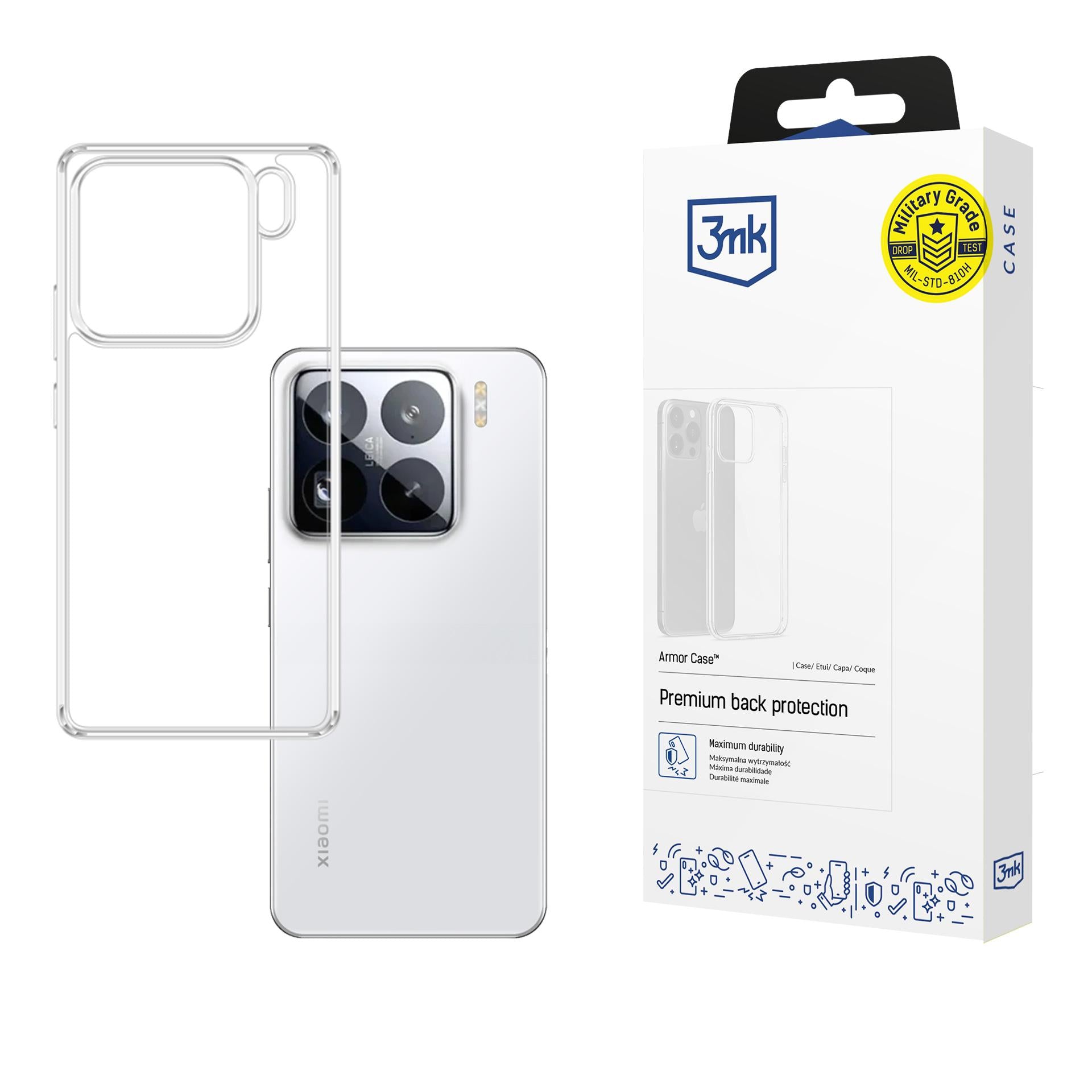 3mk Armor Case skirtas Xiaomi 15 Pro – skaidrus