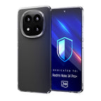 3mk skaidrus dėklas, skirtas Xiaomi Redmi Note 14 Pro+ - skaidrus