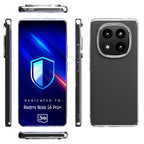 3mk skaidrus dėklas, skirtas Xiaomi Redmi Note 14 Pro+ - skaidrus