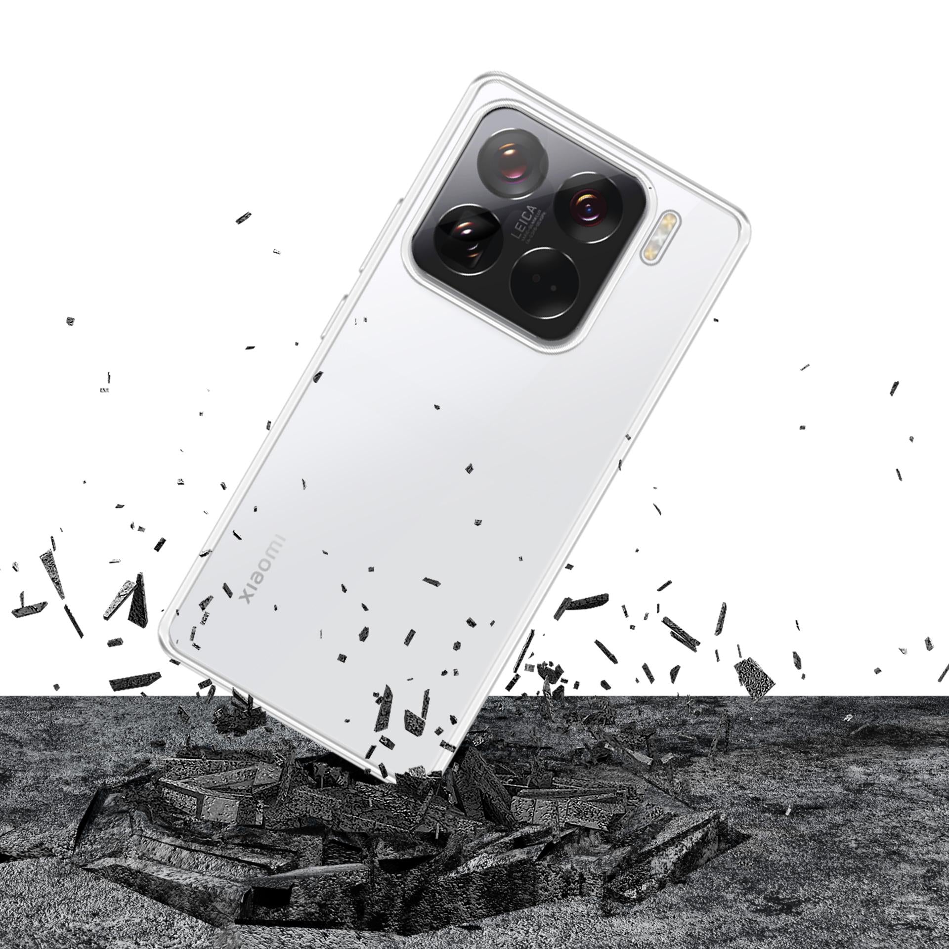 3mk skaidrus dėklas, skirtas Xiaomi 15 - skaidrus