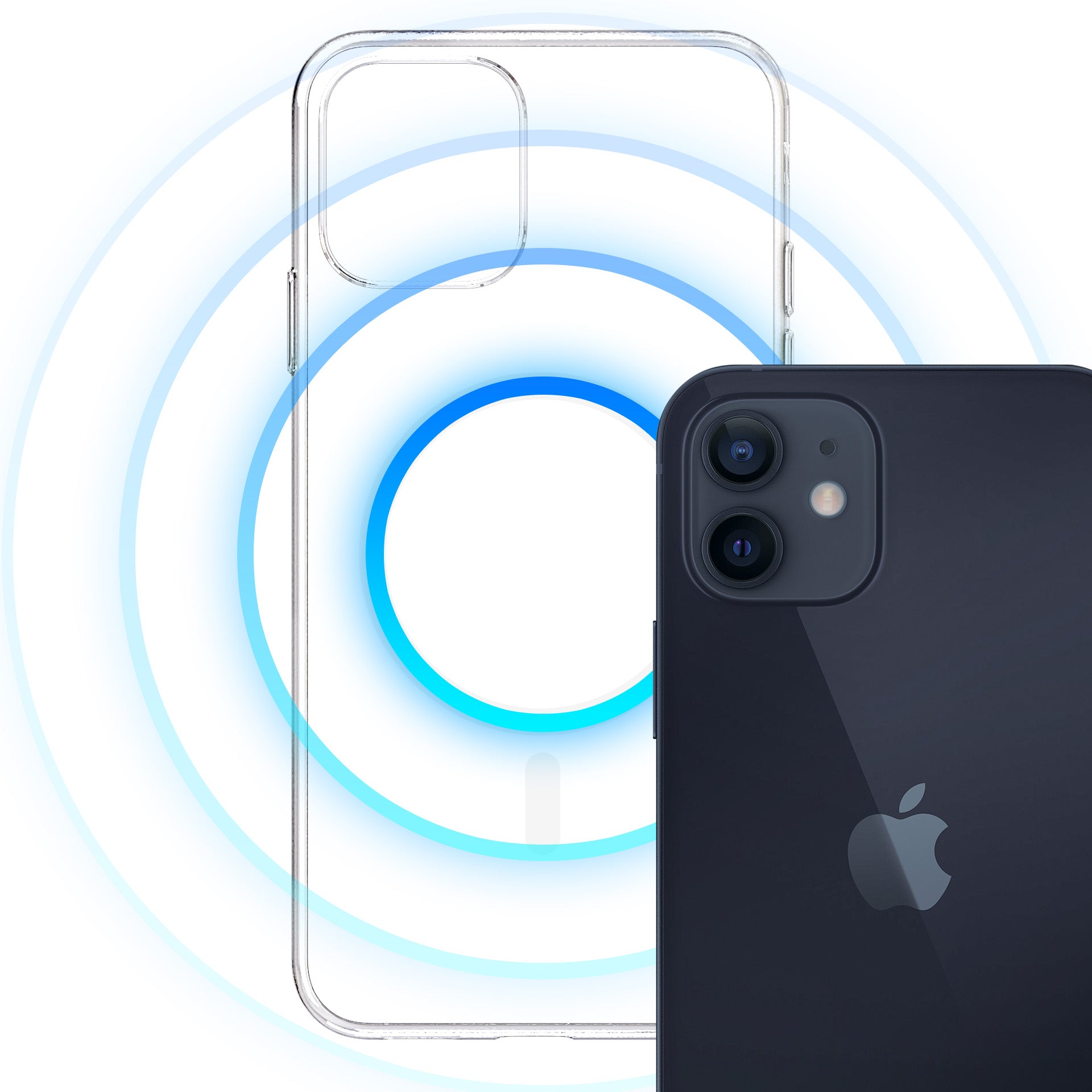 3mk Clear MagCase, skirtas Apple iPhone 12/12 Pro - skaidrus -- iPhone 12