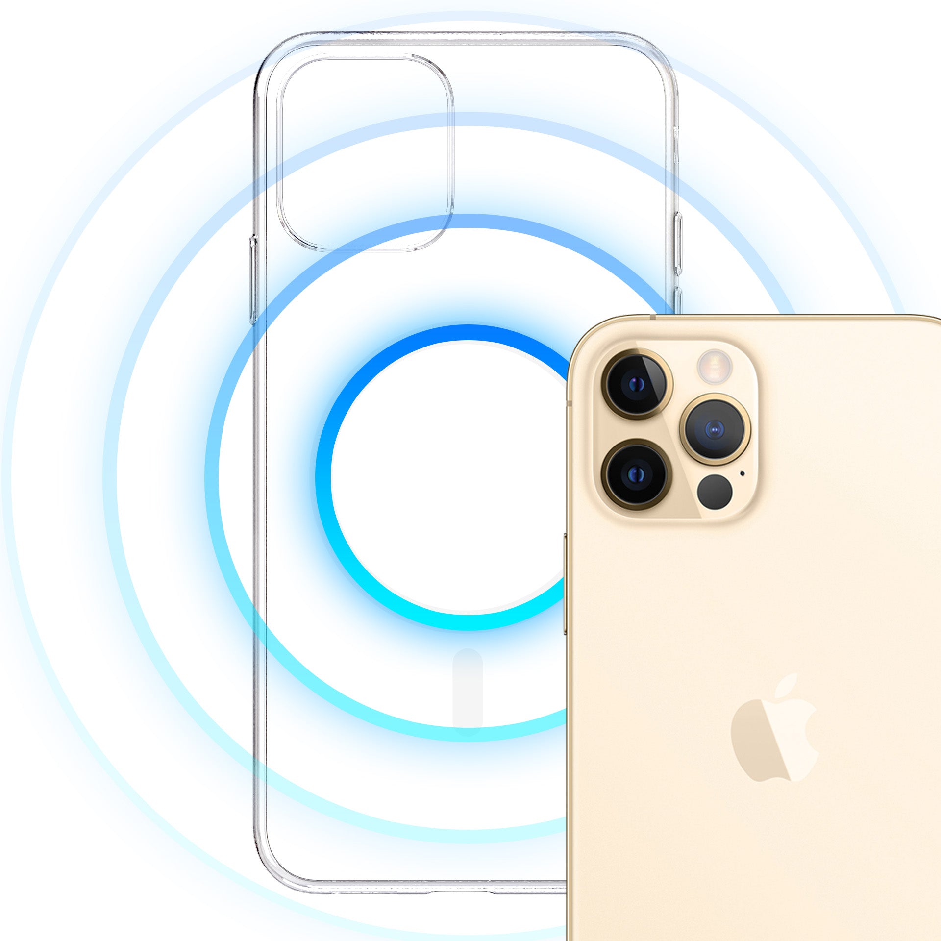 3mk skaidrus MagCase dėklas, skirtas Apple iPhone 12 Pro Max – skaidrus -- iPhone 12 Pro Max