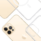3mk skaidrus MagCase dėklas, skirtas Apple iPhone 12 Pro Max – skaidrus -- iPhone 12 Pro Max