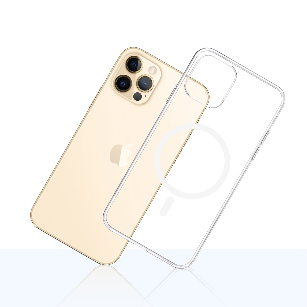 3mk skaidrus MagCase dėklas, skirtas Apple iPhone 12 Pro Max – skaidrus -- iPhone 12 Pro Max