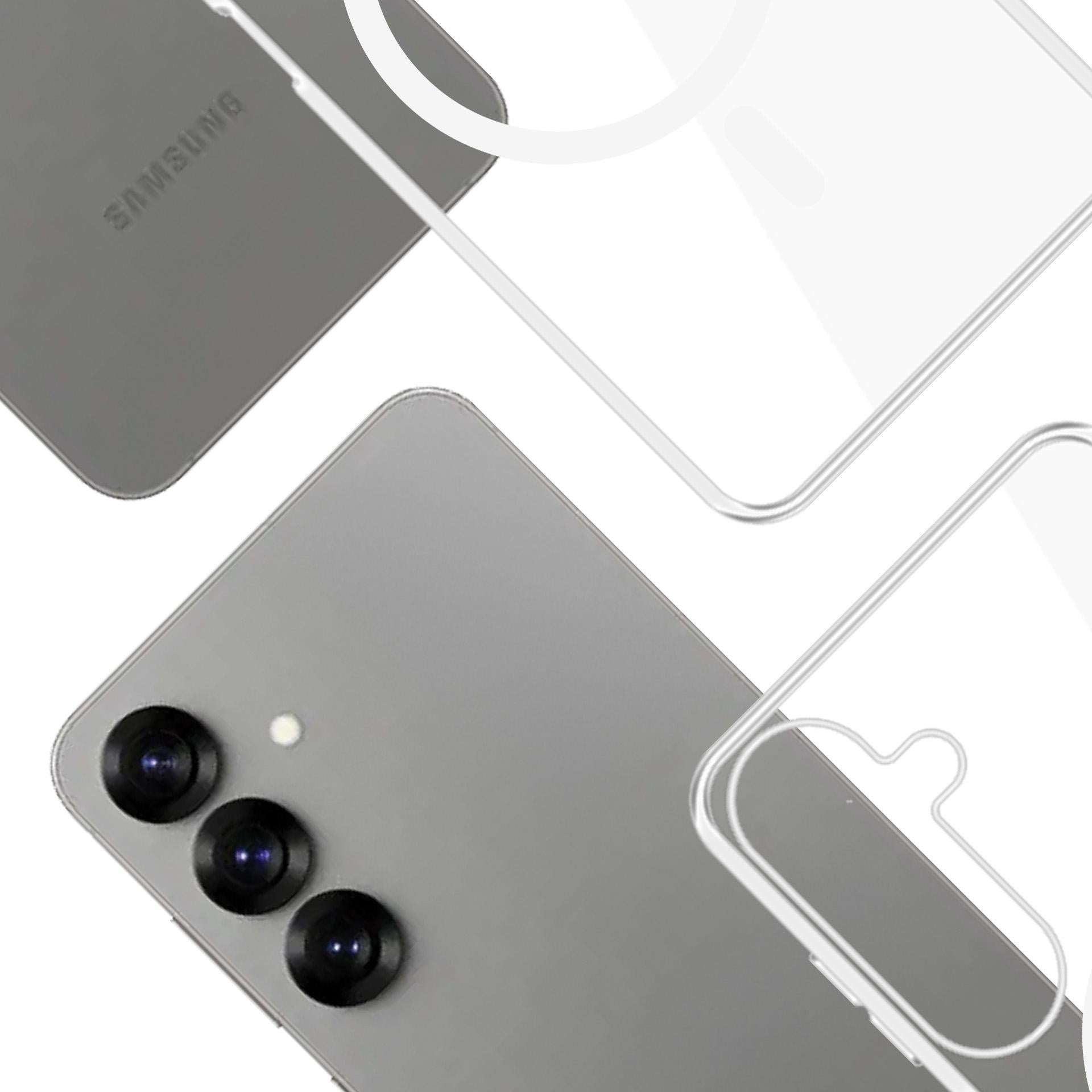 3mk Clear MagCase, skirtas Samsung Galaxy S25+ - skaidrus