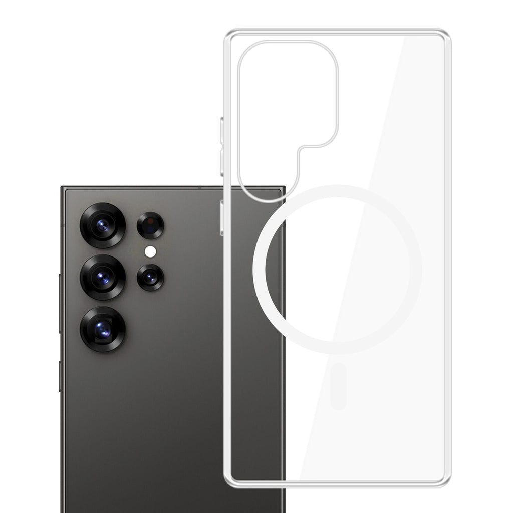 3mk Clear MagCase, skirtas Samsung Galaxy S25 Ultra - skaidrus
