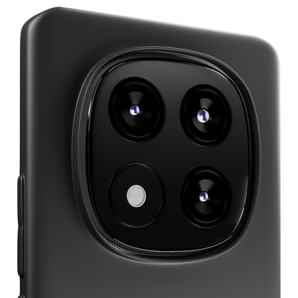 3mk matinis dėklas, skirtas Xiaomi Redmi Note 14 Pro – juodas