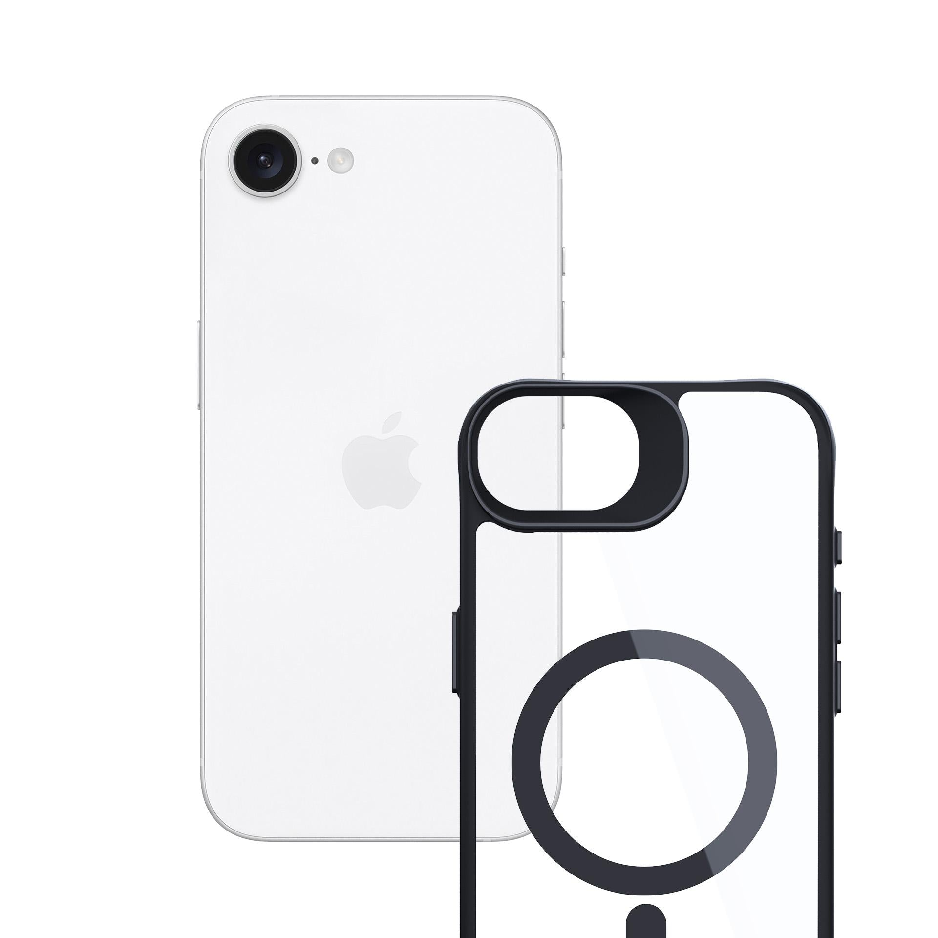 3mk Satin Armor MagCase, skirtas Apple iPhone 16e / SE 4 - skaidrus