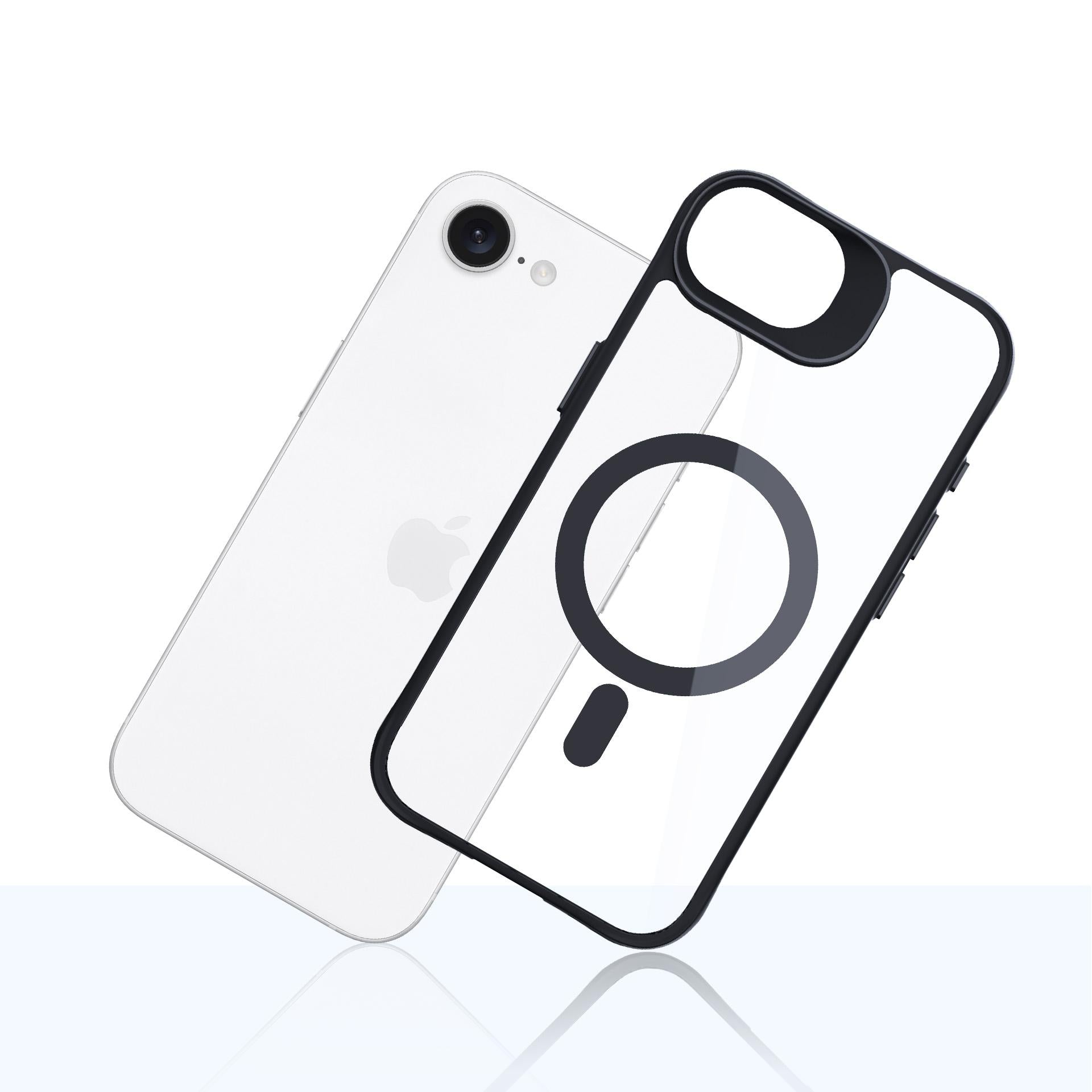3mk Satin Armor MagCase, skirtas Apple iPhone 16e / SE 4 - skaidrus